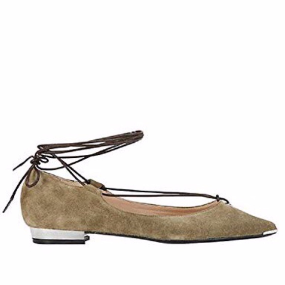 BARBARA BUI SUEDE FLATS - Picture 3 of 5